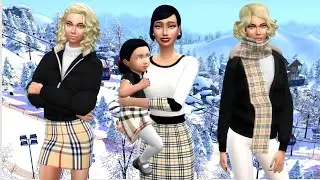 ❄️⛄WINTER HOLIDAY LOOKBOOK | Maxis Match & Alpha CC! | The Sims 4⛄❄️