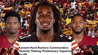 The Washington Commanders Should Not Sign Kareem Hunt Here’s Why | Eric Bieniemy New Favorite Guy!
