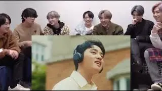 BTS reaction D.O. 'Rose' MV🌹
