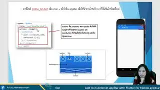 Add Icon Action in appBar with Flutter for Mobile application 2021
