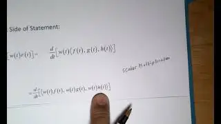 Vector Function Proof