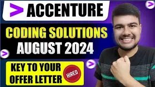 Accenture August 2024: Must-Know Coding Solutions