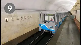 Серпуховско-Тимирязевская линия ММ в Trainz 12 (путь до Чертановской и заезд в ТЧ-8 