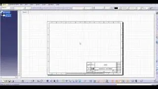 Initial Setting for drafting I Sheet Background I Title Block in CATIA Explained