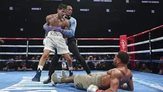 Ryan garcia drops devin haney 3 times