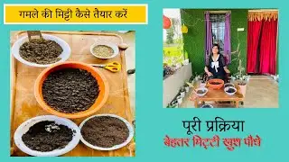 गमले की मिट्टी कैसे तैयार करें | How To Make Potting Soil At Home In Hindi | Gamle Ki Mitti Banaye