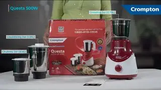 Crompton Questa Mixer Grinder Unboxing Video