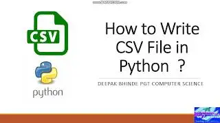 How to Write  CSV File in Python