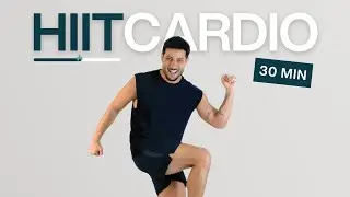 30 Minute HIIT to Lose Belly Fat Without Leaving Home | 670 Calories