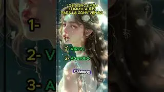 Con estos signos es muy difícil convivir. #shorts #zodiaco #amor