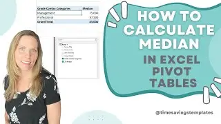 How to Find the Median with a Pivot Table in Excel | HR Metrics Example