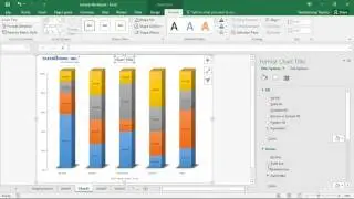 Formatting a Chart Title in Excel