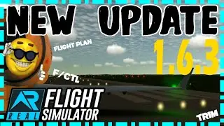 New Update 1.6.3 in Real Flight Simulator  Flight Plan + Trim + Surface F/CTl Monitors