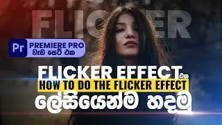 Premiere Pro CC 2021 : How to do the Flicker Effect | Sinhala | Easy Way