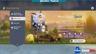 Mimi Tomo Part 5【Genshin Impact Event】Sanchezkids Gameplay