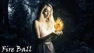 Photoshop Manipulation (Tutorial) : Fire Ball | Photoshop cc 2014