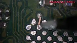 How To Repair Motherboard Missing Pads / Damage IC Pads Repair Super Easy