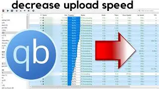 How to Decrease Upload Speed in qBittorrent - qBittorrent  Best Settings