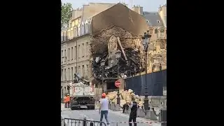 Paris explosion explained by toilet witness - Rue St Jacques June 2023 explosion