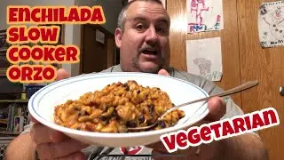 Enchilada Slow Cooker Orzo - Vegetarian Slow Cooker Recipe