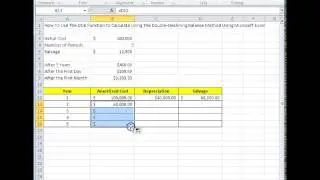 00177 - How To Use The DDB Function to Calculate Using The Double Declining Balance Method Using Mic