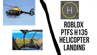 PTFS Roblox Airbus H135 Helicopter Landing On Helipad! (New Update!)