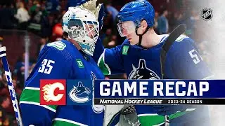 Flames @ Canucks 10/6 | NHL Highlights 2023