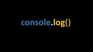 console.log() in JavaScript