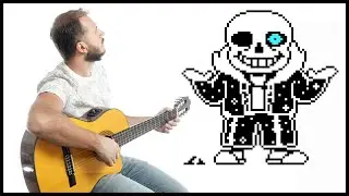 как играть на гитаре Undertale - Megalovania