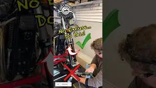 Motorcycle fork hack! #forkseals #suspension #motorcyclerepair #diy #how2wrench