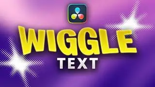 Simple Wiggle Text Effect in DaVinci Resolve