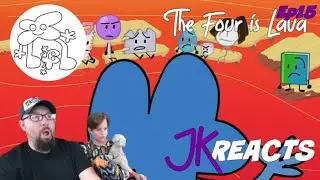 Battle for B.F.D.I. REACTION Episode 15: The Four is Lava