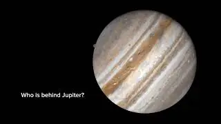 Who is behind Jupiter? #Jupiter #solarsystem