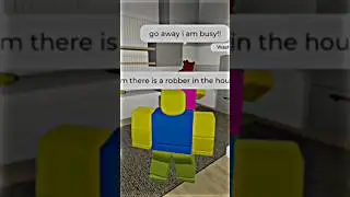 mom vs dad when the thief robs #shorts #roblox