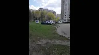Голая женщина на улице в Зеленограде