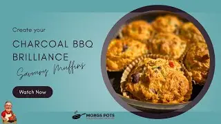 🔥 Potato, Zucchini & Cheese Muffins – Charcoal BBQ Cooking in Morg’s Frypan 🔥