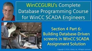 Build Database Enabled Screens in WinCC SCADA