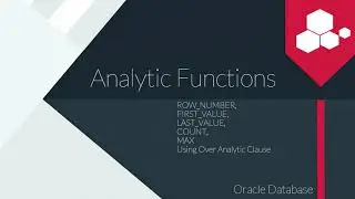 Analytic Functions using Over Analytic Clause  #1