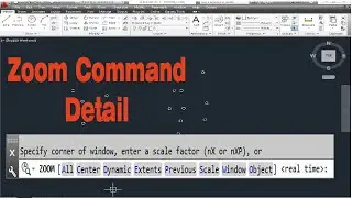 Zoom Command Detail in AutoCAD2013 | cad tutorials