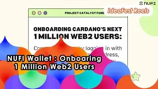 NuFi Wallet : Onboarding Cardano’s next 1 million Web2 users through logging in their social account