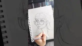 drawing in the first page of my sketchbook ~ #art #drawing #sketch