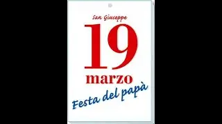 19 Marzo festa del Papà