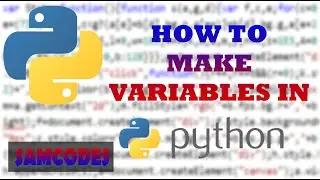 How to make variables in Python