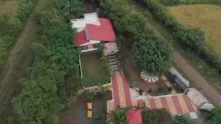 360 drone shot
