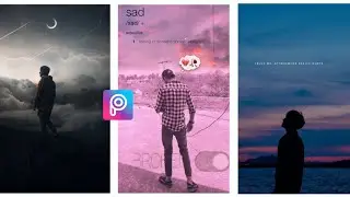 picsart sky change photo editing || aesthetic picture edit picsart