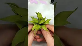 Превращаю фоамиран, проволоку и фольгу в миниатюрные тюльпаны 😍