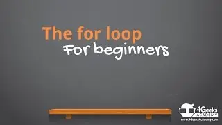 Learn how the for loops work in any programming or coding language
