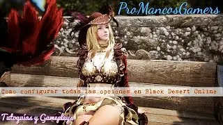 BLACK DESERT ONLINE : COMO CONFIGURAR TODAS LAS OPCIONES DE JUEGO