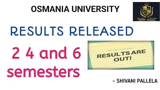 OSMANIA UNIVERSITY RESULTS ARE OUT || LINKS || 2023 || JUNE/JULY || EXAM || 