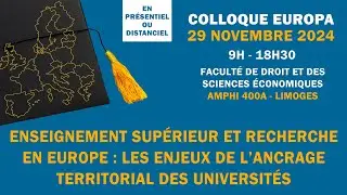 COLLOQUE EUROPA 2024